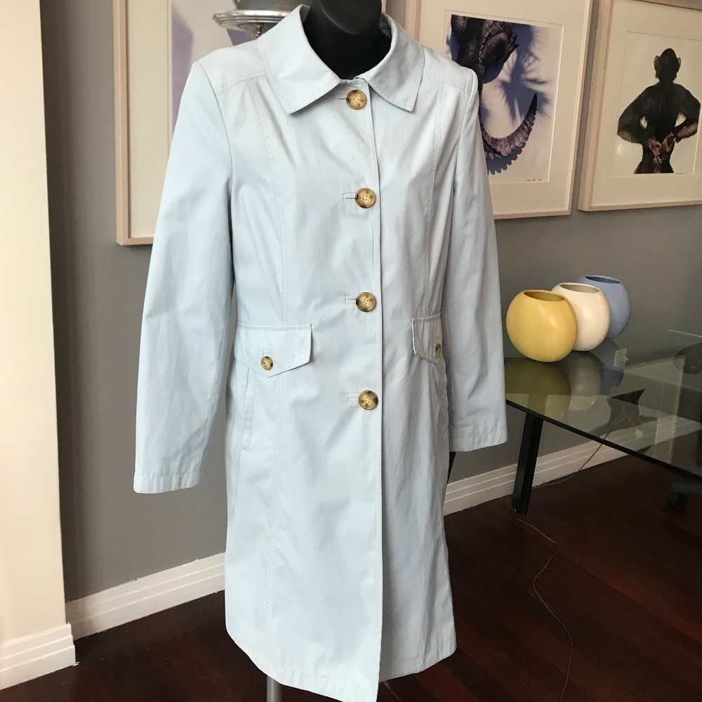 Micheal Kors Sky Blue Trench_M